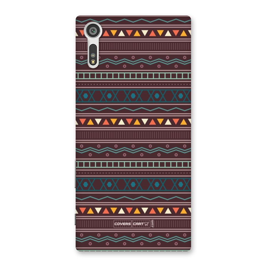 Classic Aztec Pattern Back Case for Xperia XZ