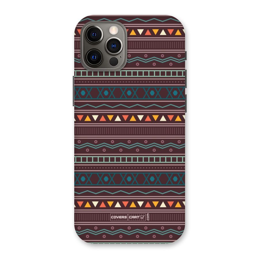Classic Aztec Pattern Back Case for iPhone 12 Pro