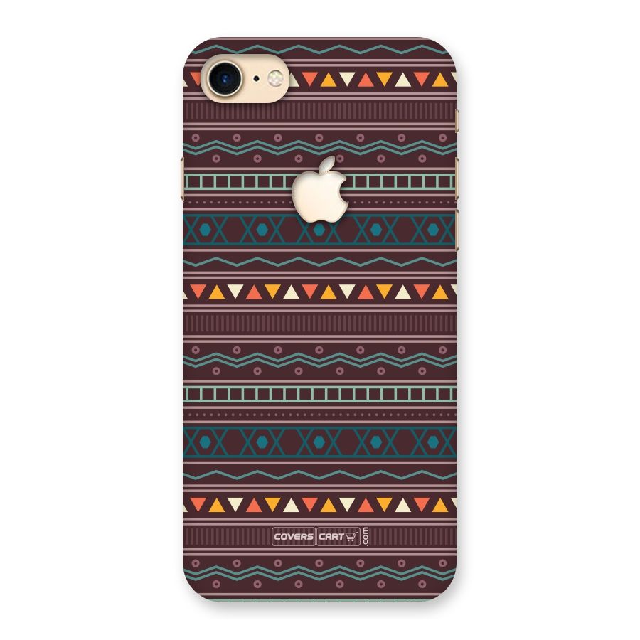 Classic Aztec Pattern Back Case for iPhone 7 Apple Cut