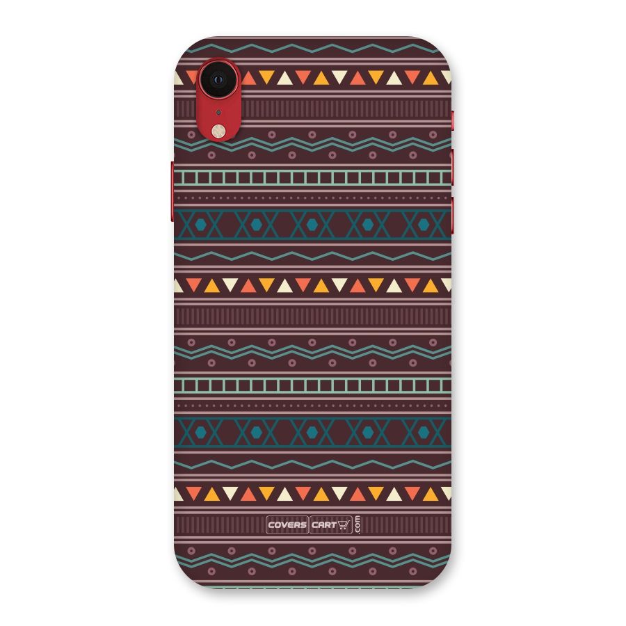 Classic Aztec Pattern Back Case for iPhone XR