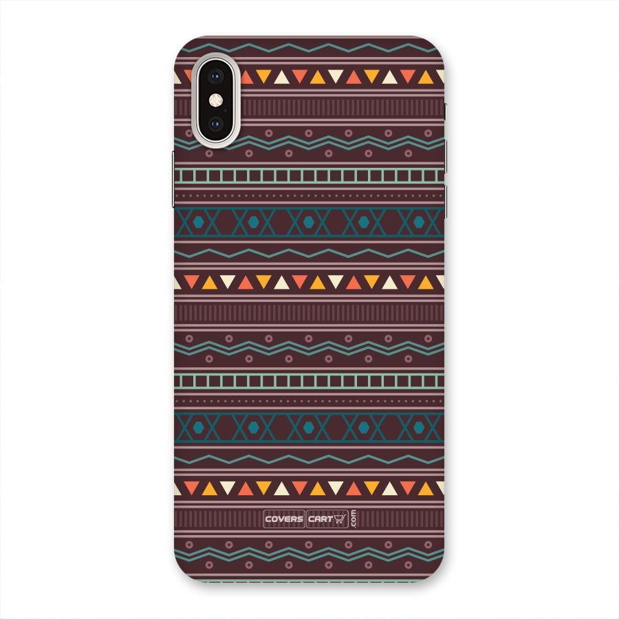 Classic Aztec Pattern Back Case for iPhone XS Max