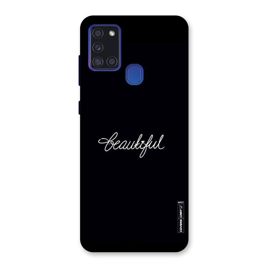 Classic Beautiful Back Case for Galaxy A21s