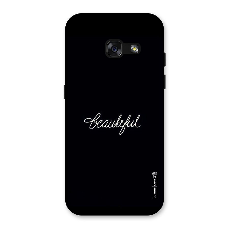 Classic Beautiful Back Case for Galaxy A3 (2017)