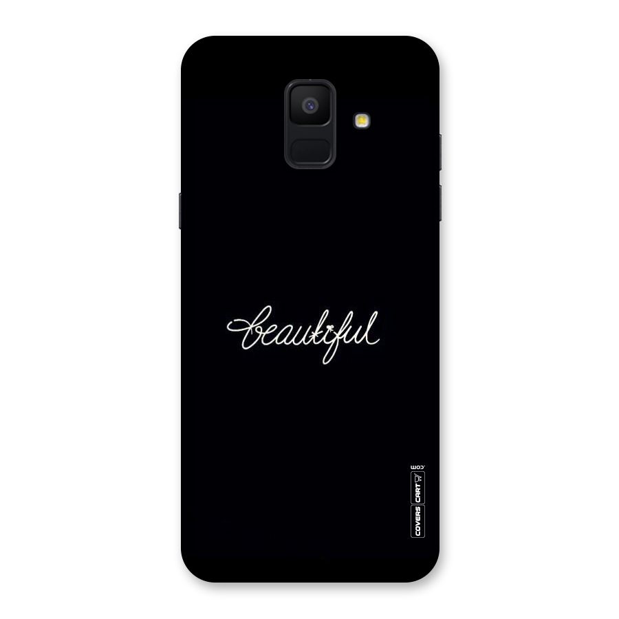 Classic Beautiful Back Case for Galaxy A6 (2018)