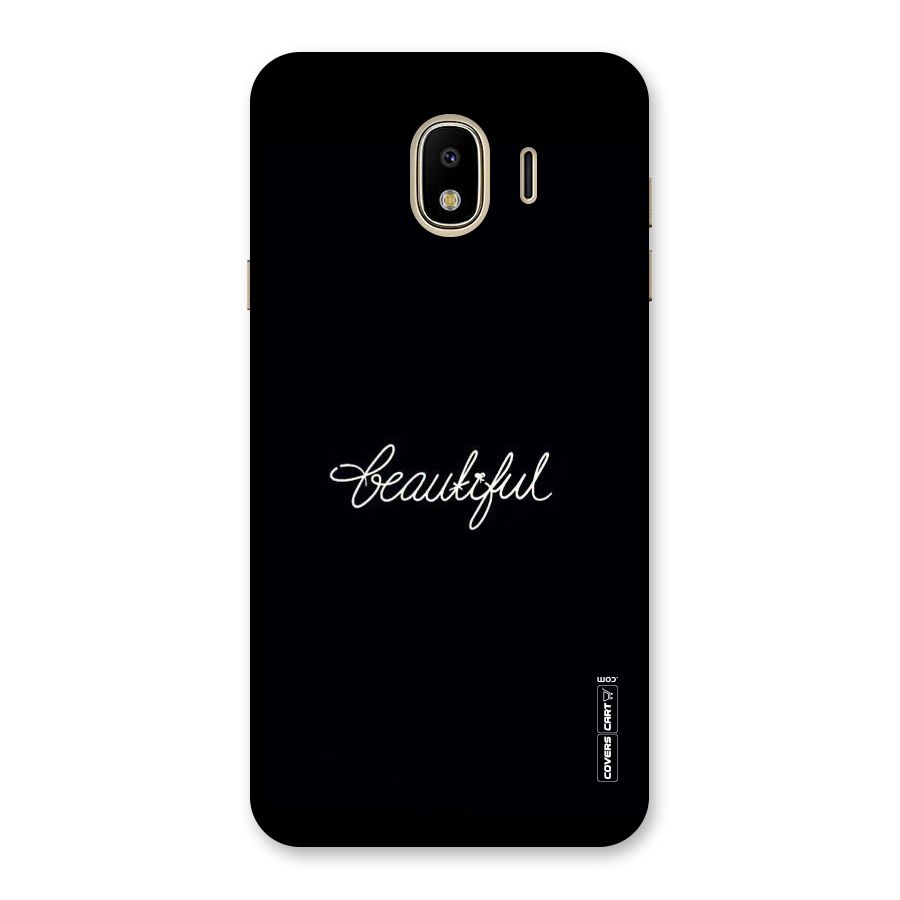 Classic Beautiful Back Case for Galaxy J4
