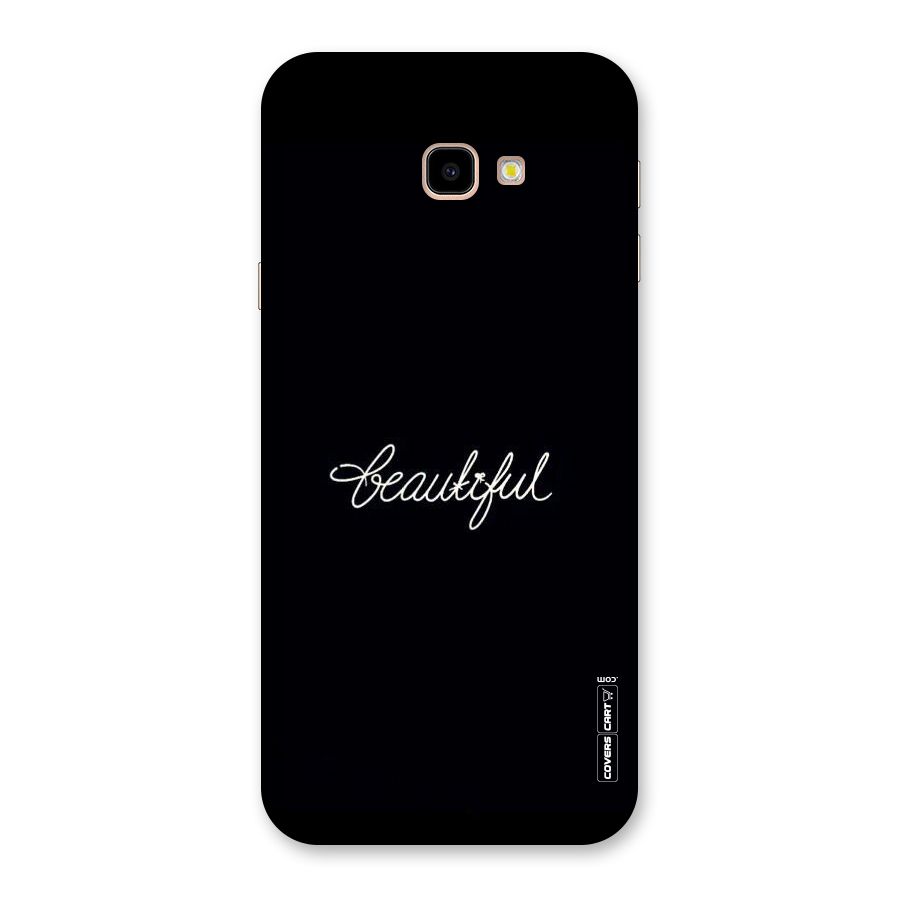 Classic Beautiful Back Case for Galaxy J4 Plus