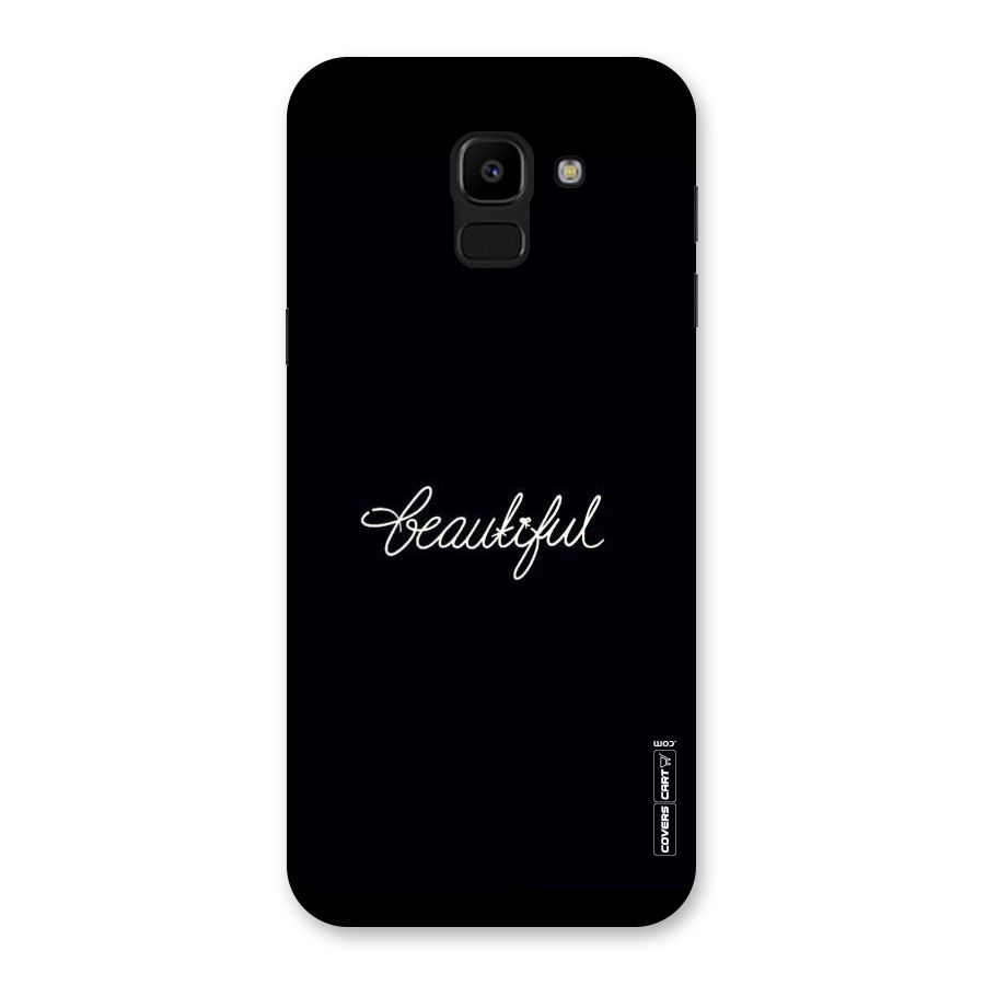 Classic Beautiful Back Case for Galaxy J6