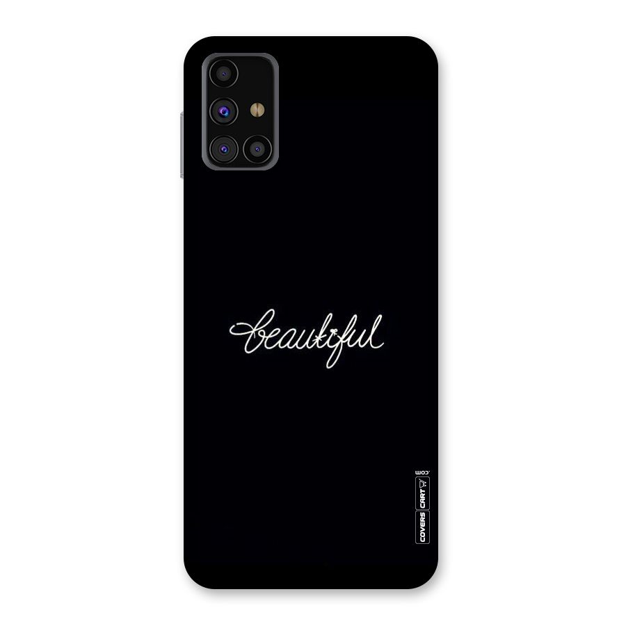 Classic Beautiful Back Case for Galaxy M31s