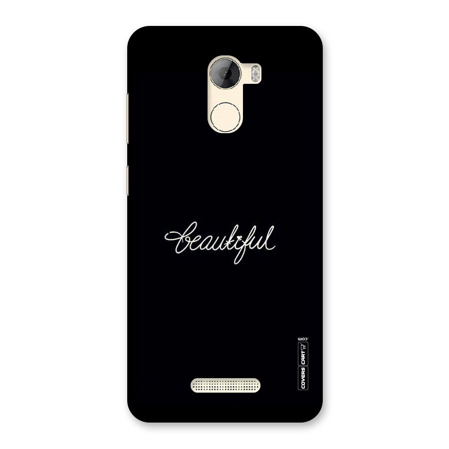 Classic Beautiful Back Case for Gionee A1 LIte