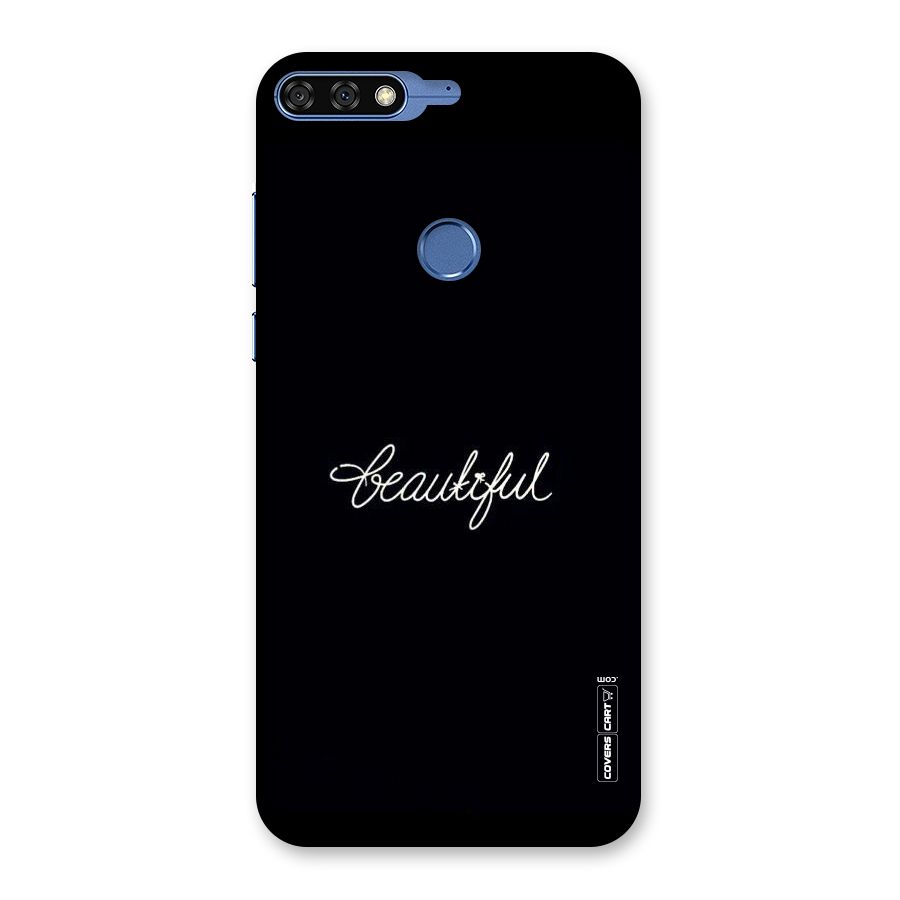 Classic Beautiful Back Case for Honor 7C