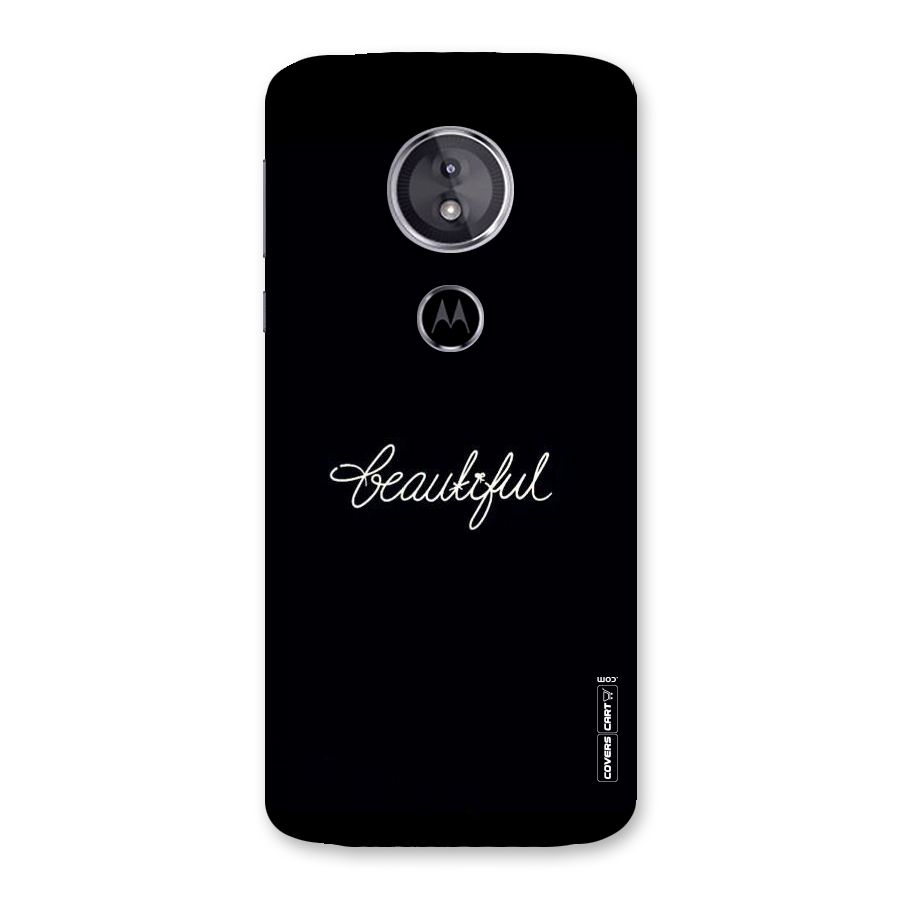Classic Beautiful Back Case for Moto E5