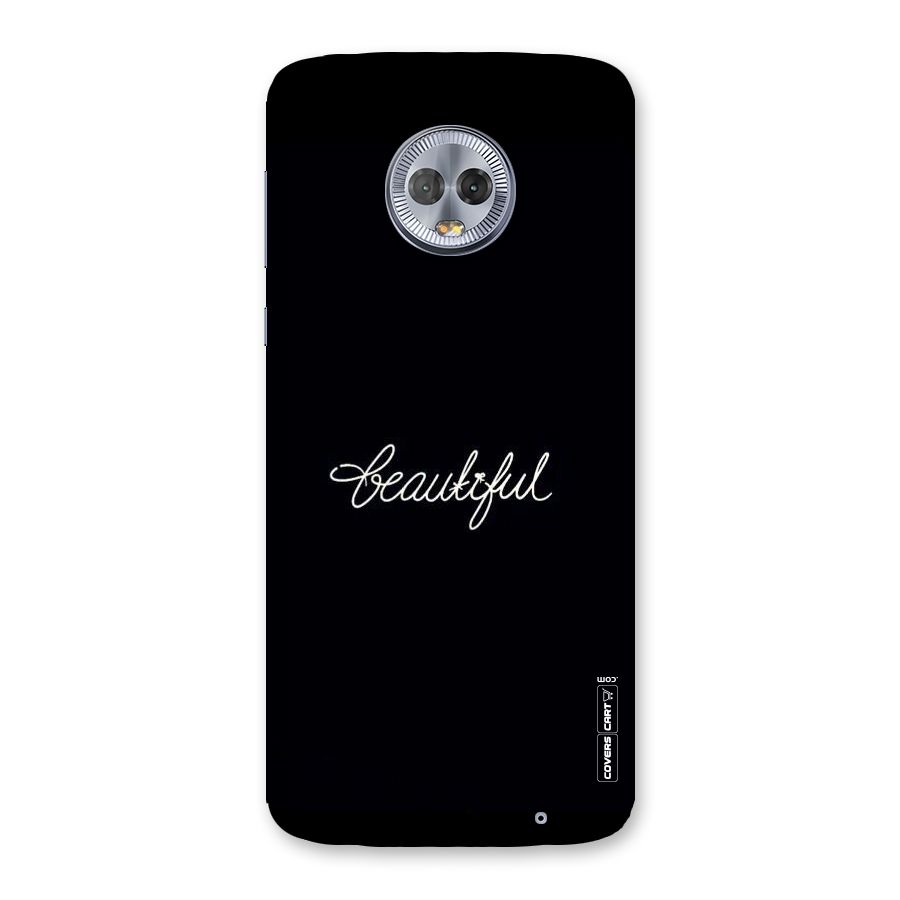 Classic Beautiful Back Case for Moto G6 Plus