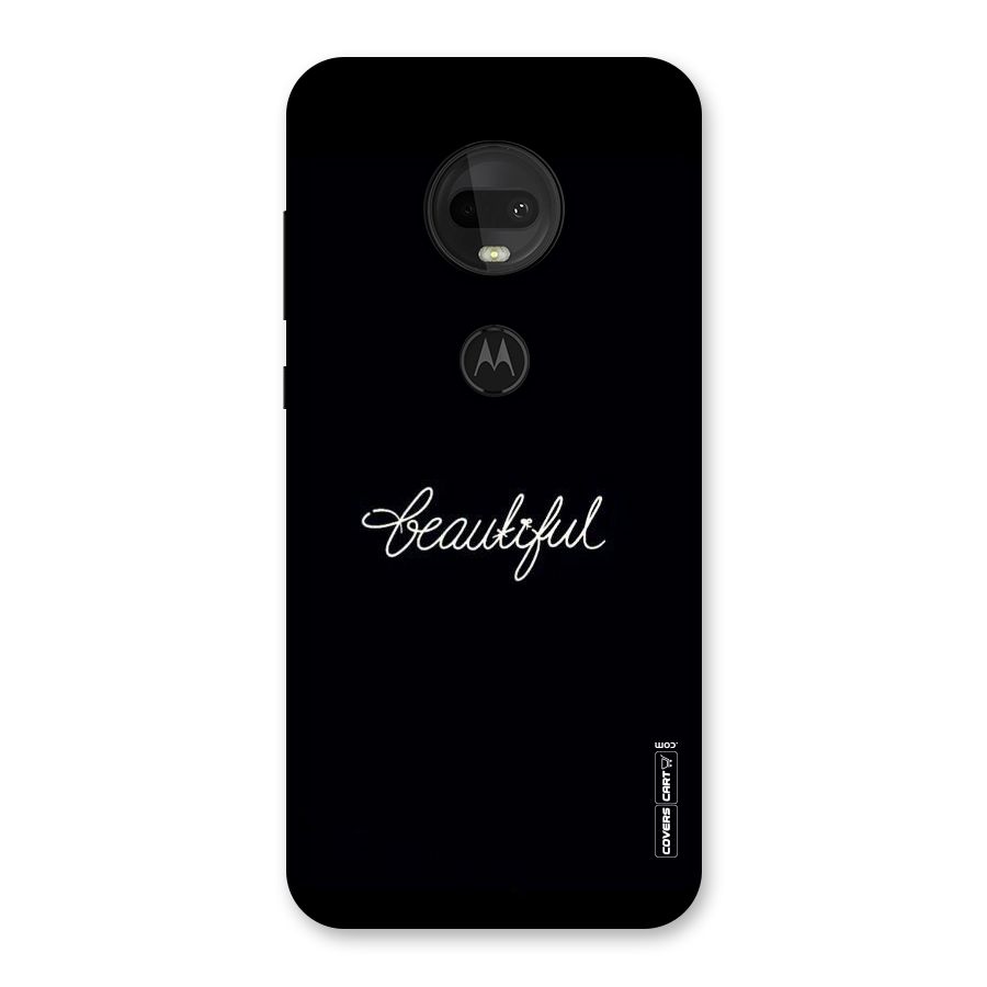 Classic Beautiful Back Case for Moto G7