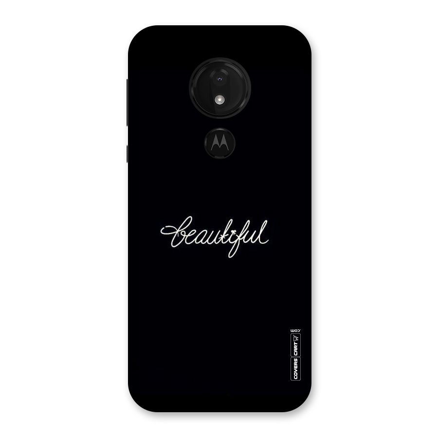 Classic Beautiful Back Case for Moto G7 Power