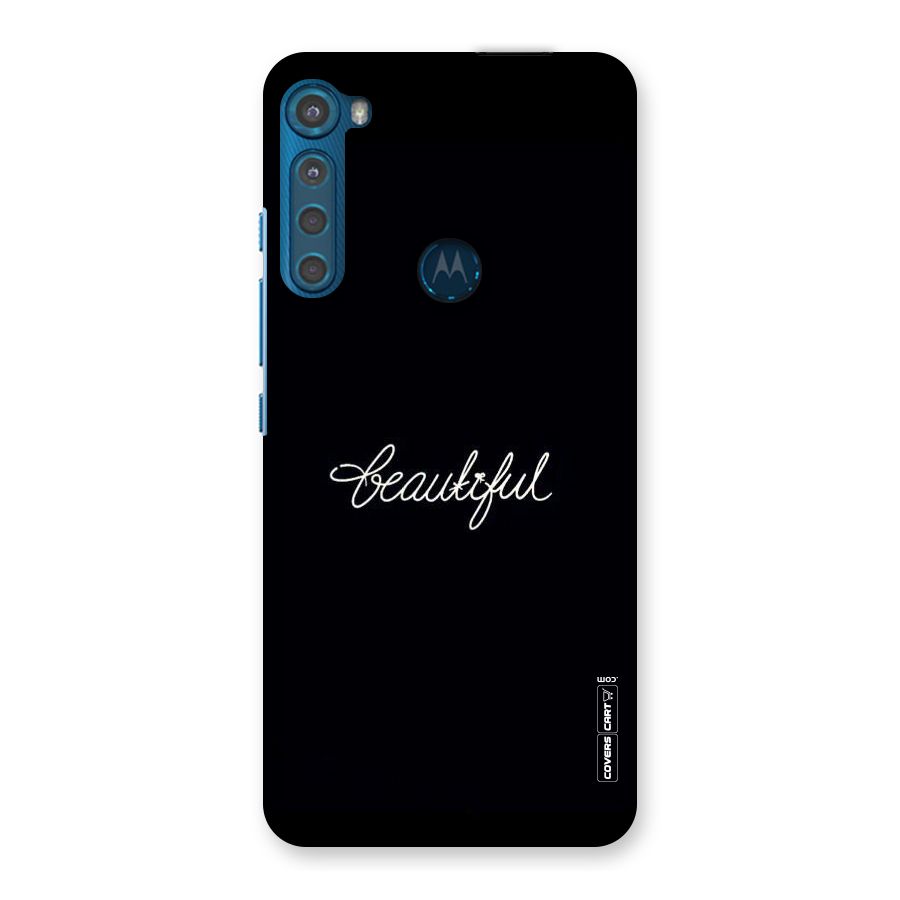 Classic Beautiful Back Case for Motorola One Fusion Plus