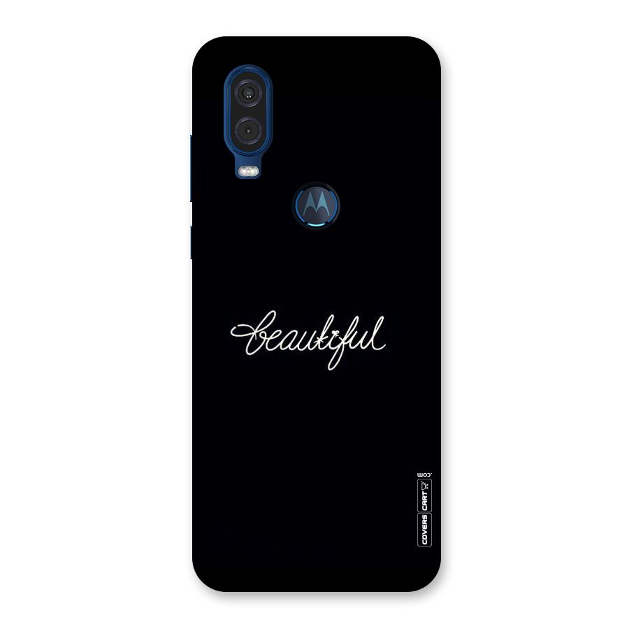 Classic Beautiful Back Case for Motorola One Vision