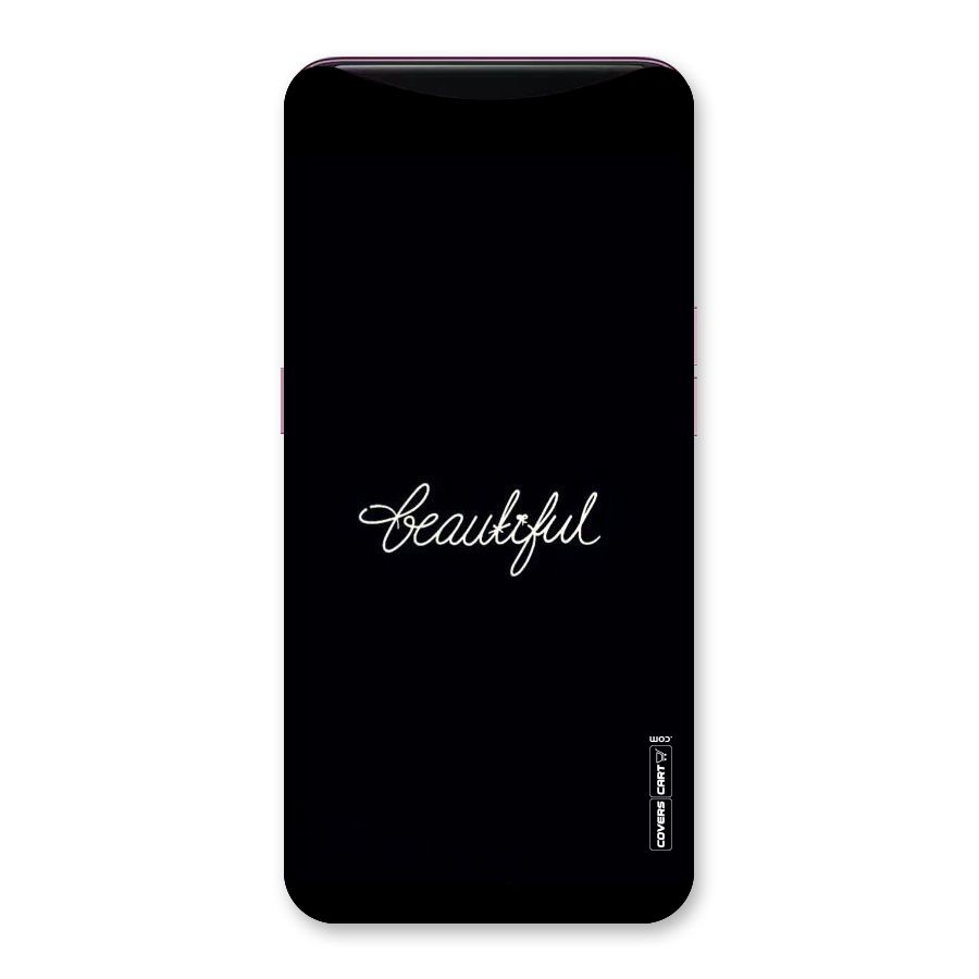 Classic Beautiful Back Case for Oppo Find X