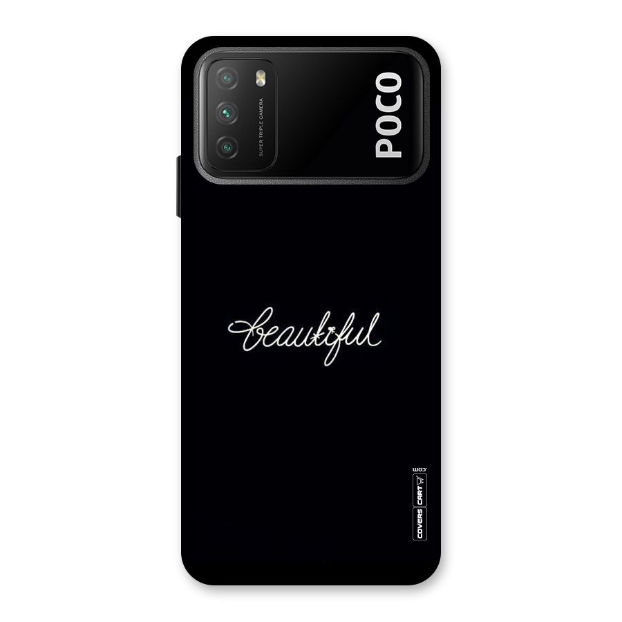 Classic Beautiful Back Case for Poco M3