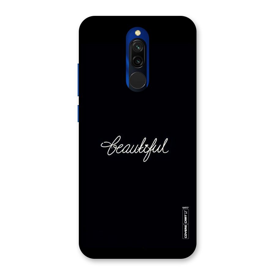 Classic Beautiful Back Case for Redmi 8