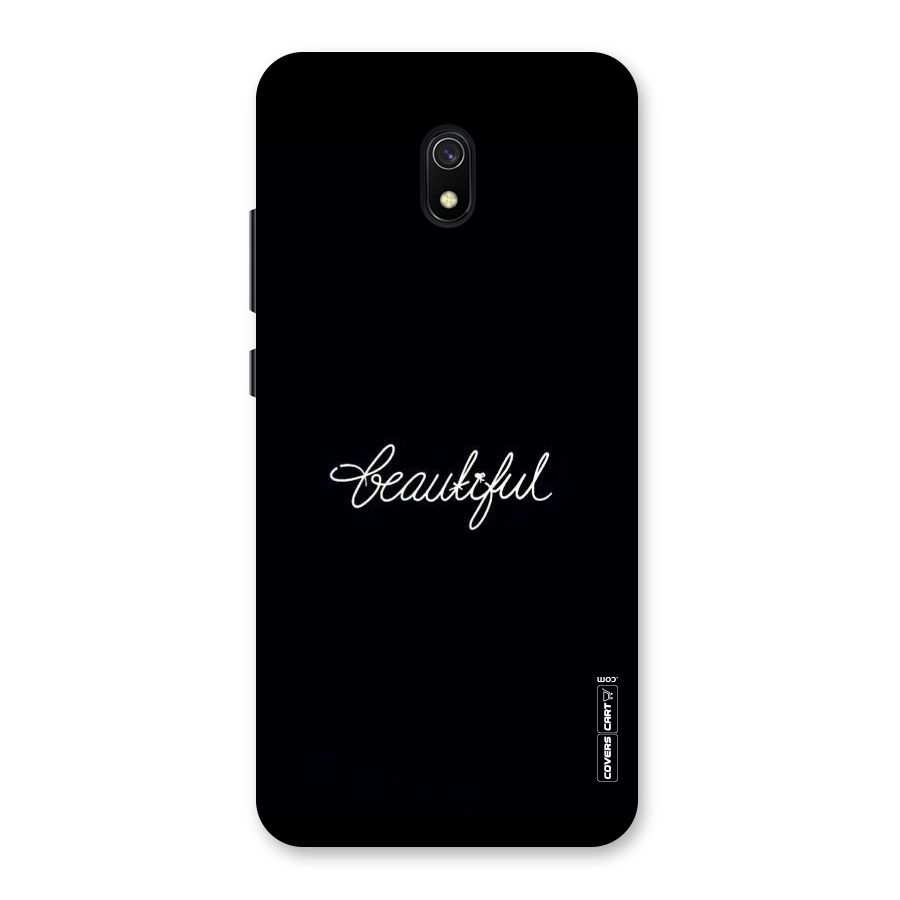 Classic Beautiful Back Case for Redmi 8A