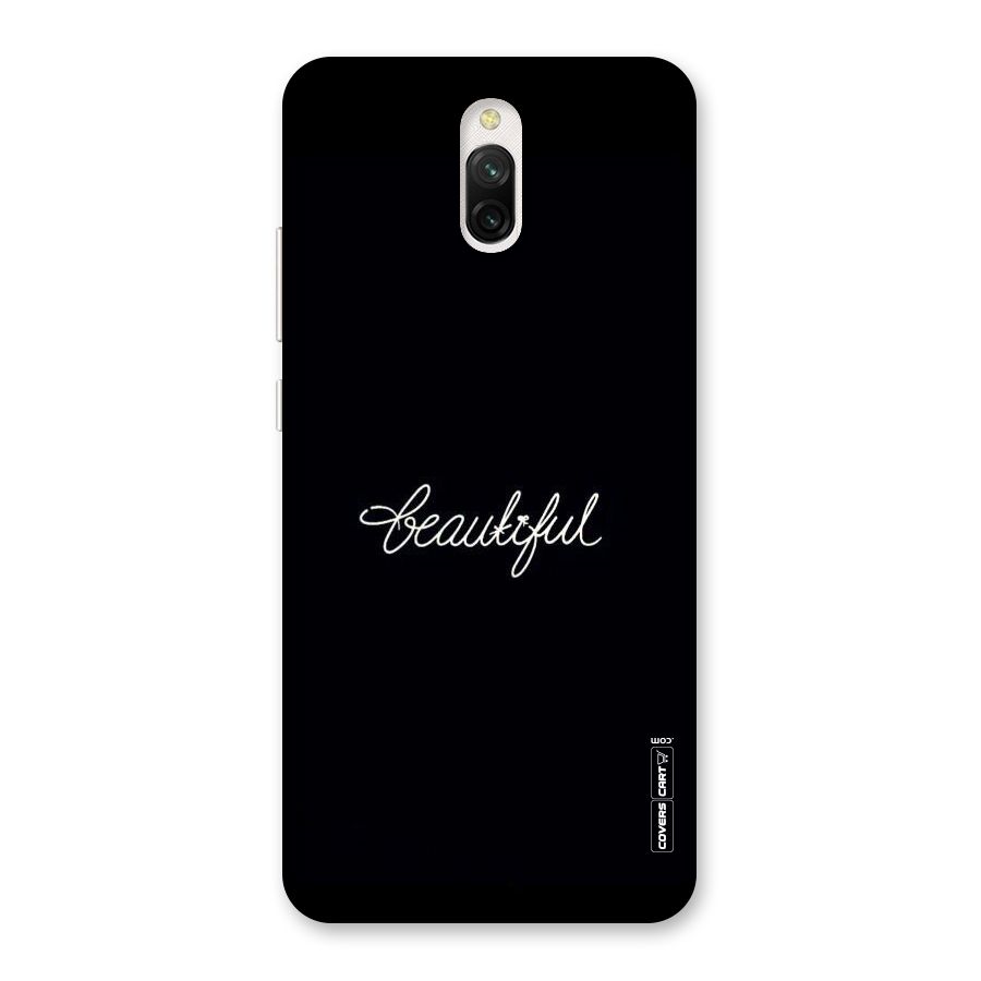 Classic Beautiful Back Case for Redmi 8A Dual
