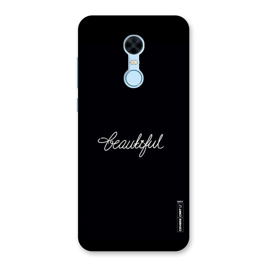 Classic Beautiful Back Case for Redmi Note 5