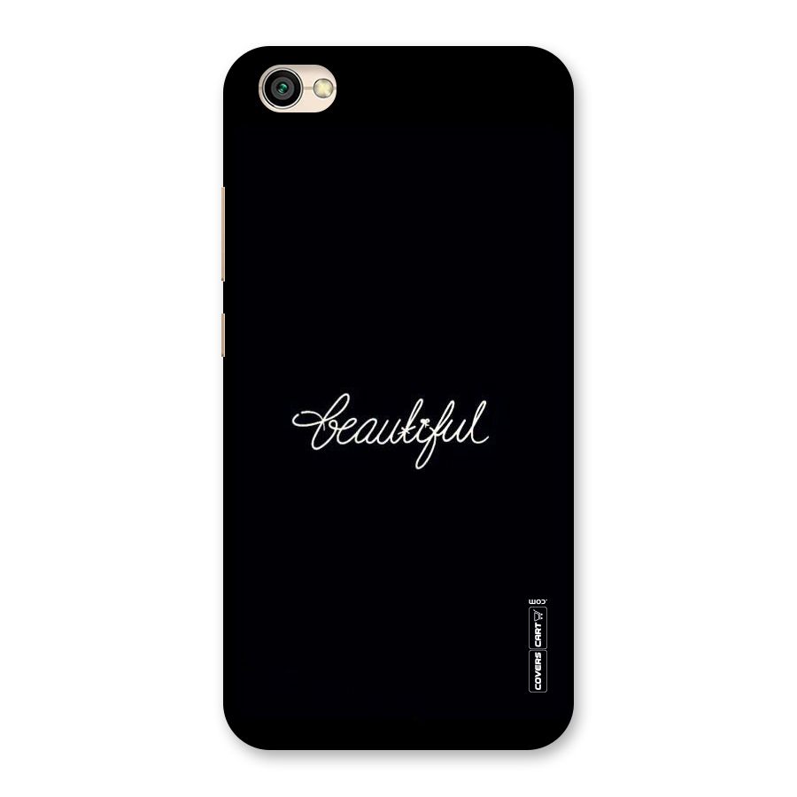 Classic Beautiful Back Case for Redmi Y1 Lite