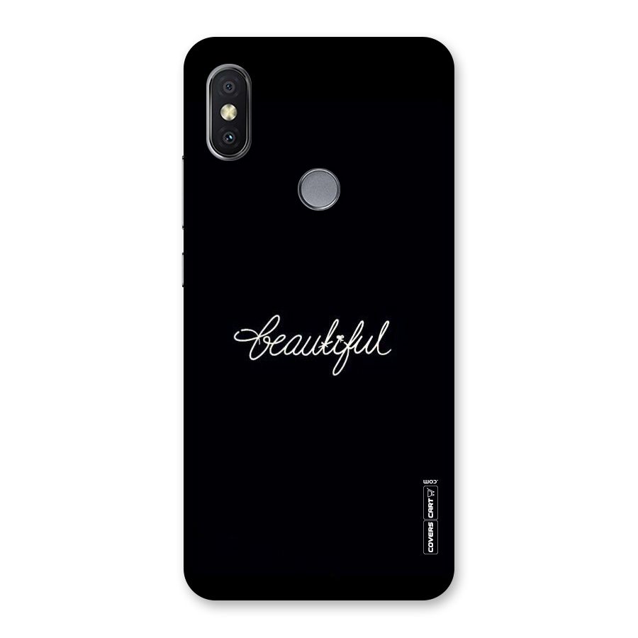Classic Beautiful Back Case for Redmi Y2
