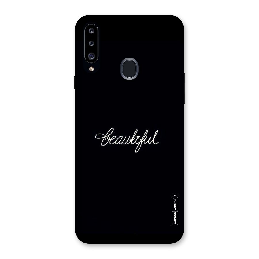 Classic Beautiful Back Case for Samsung Galaxy A20s