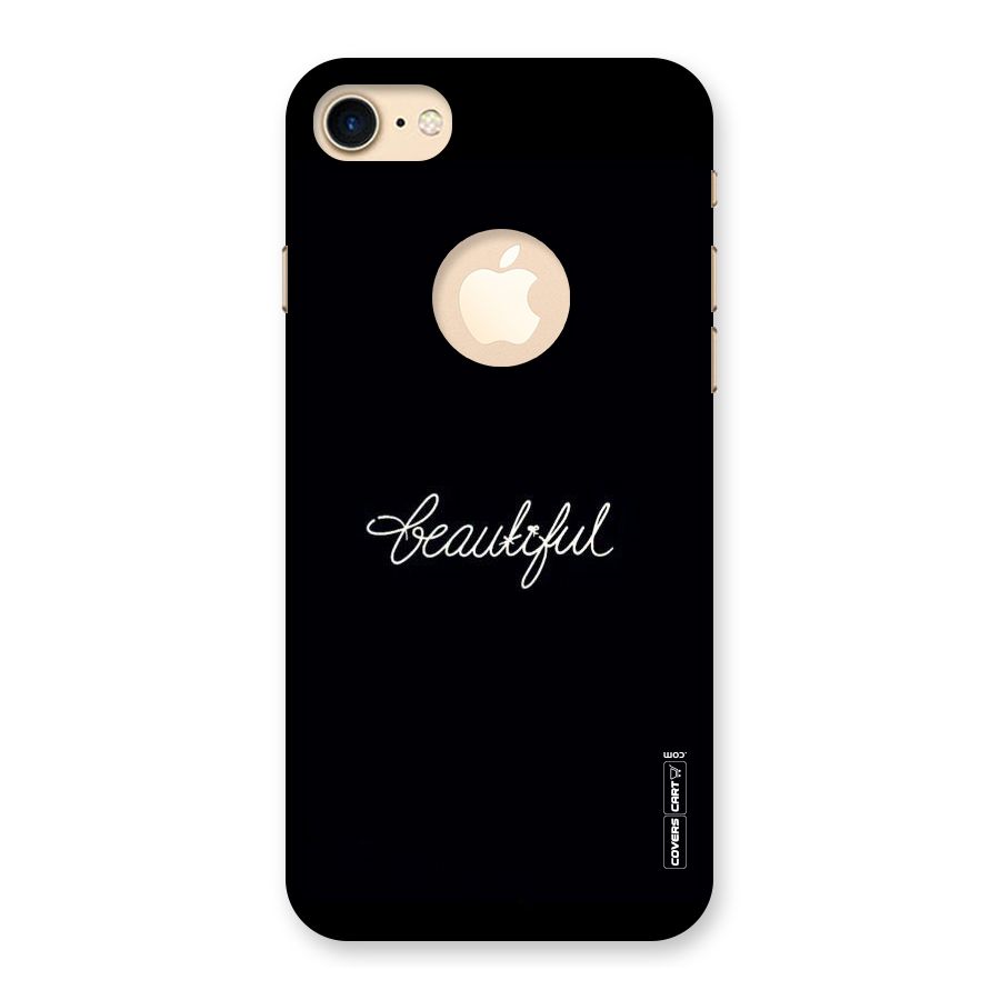 Classic Beautiful Back Case for iPhone 7 Logo Cut