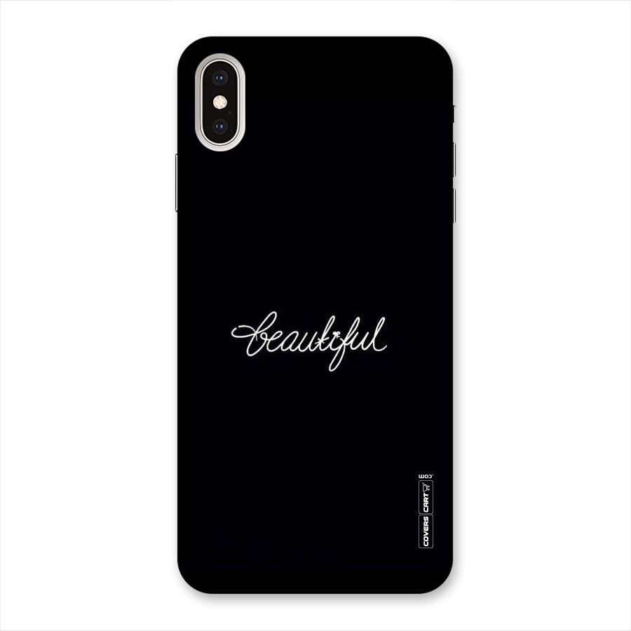 Classic Beautiful Back Case for iPhone XS Max