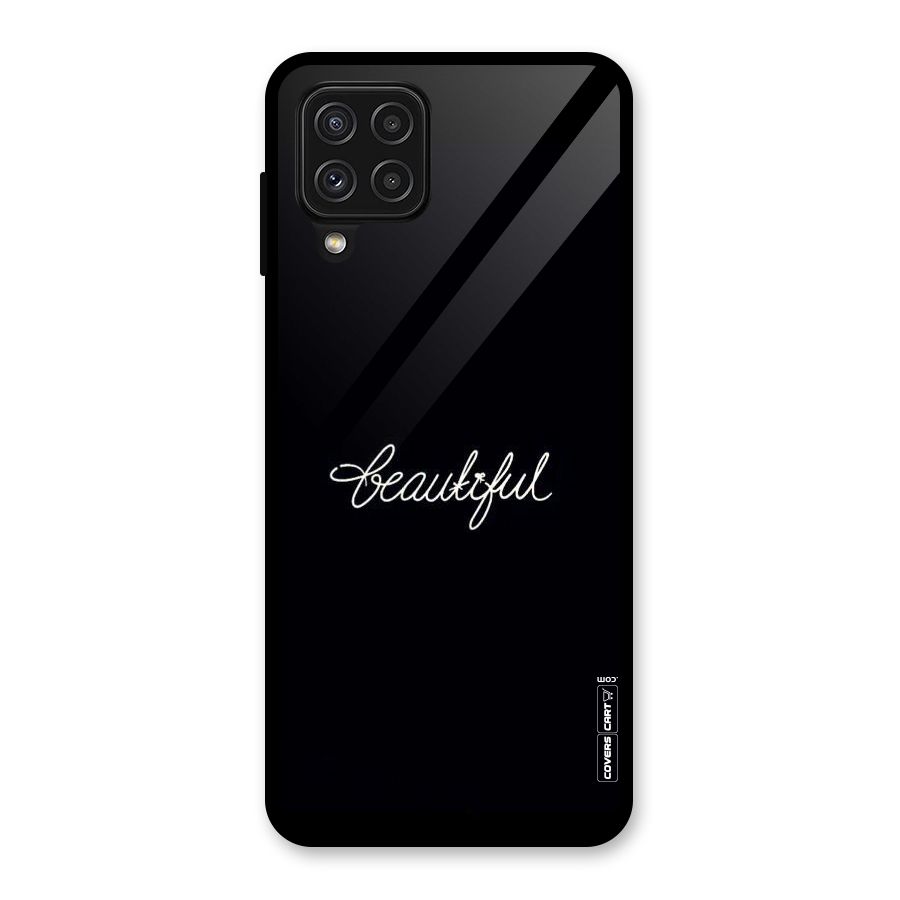 Classic Beautiful Glass Back Case for Galaxy A22 4G