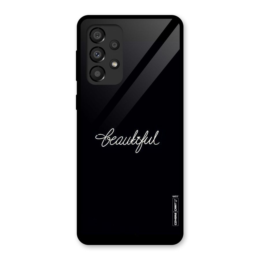 Classic Beautiful Glass Back Case for Galaxy A33 5G