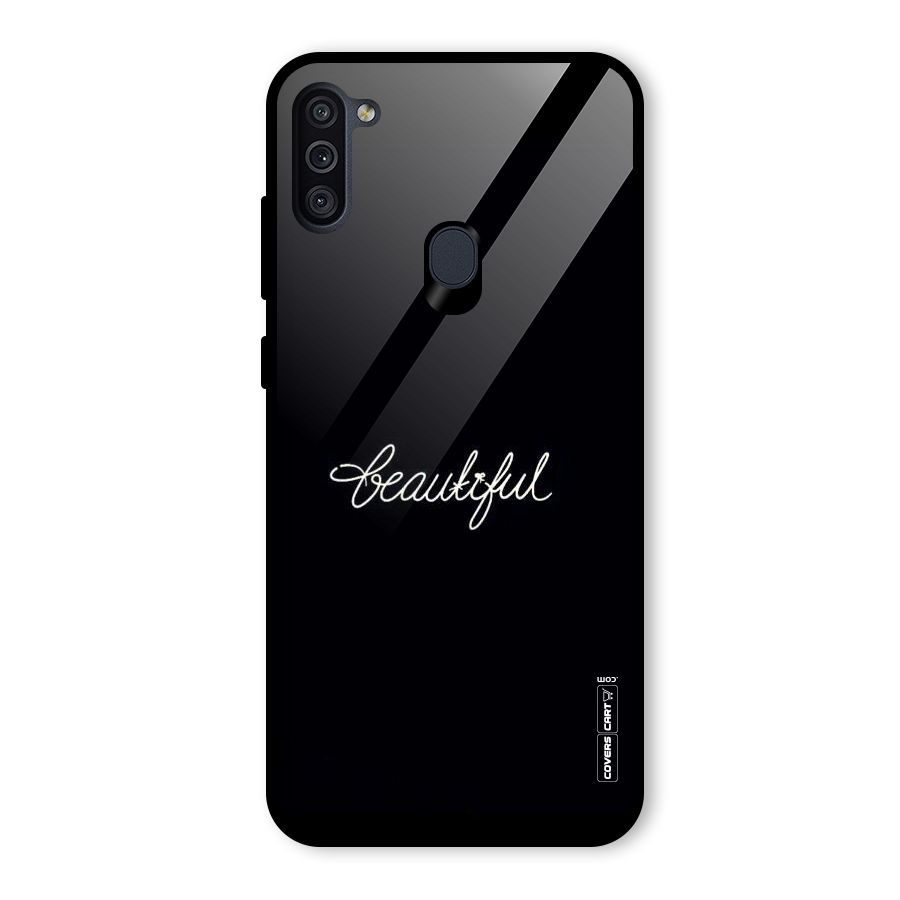 Classic Beautiful Glass Back Case for Galaxy M11