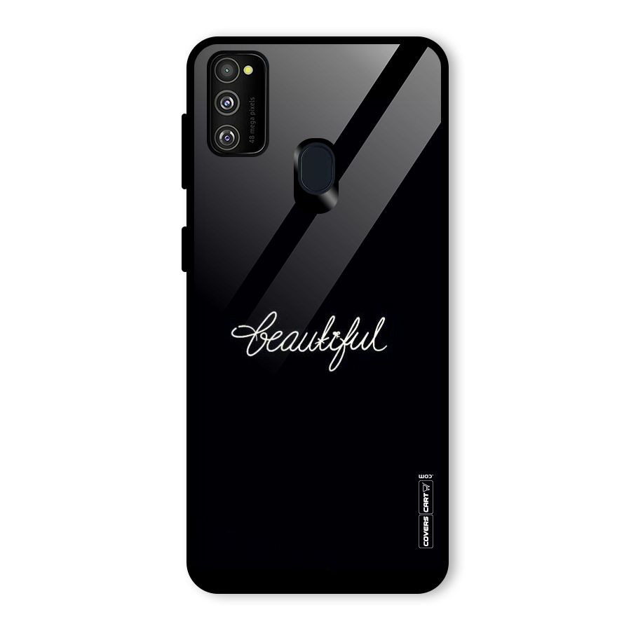 Classic Beautiful Glass Back Case for Galaxy M30s