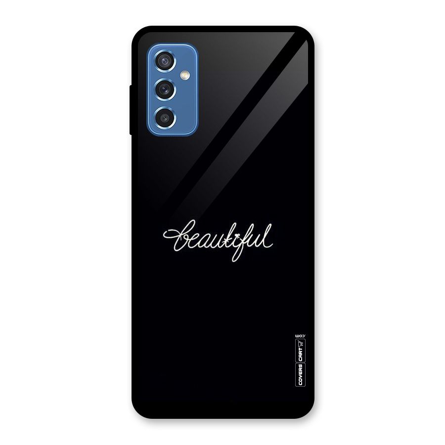 Classic Beautiful Glass Back Case for Galaxy M52 5G