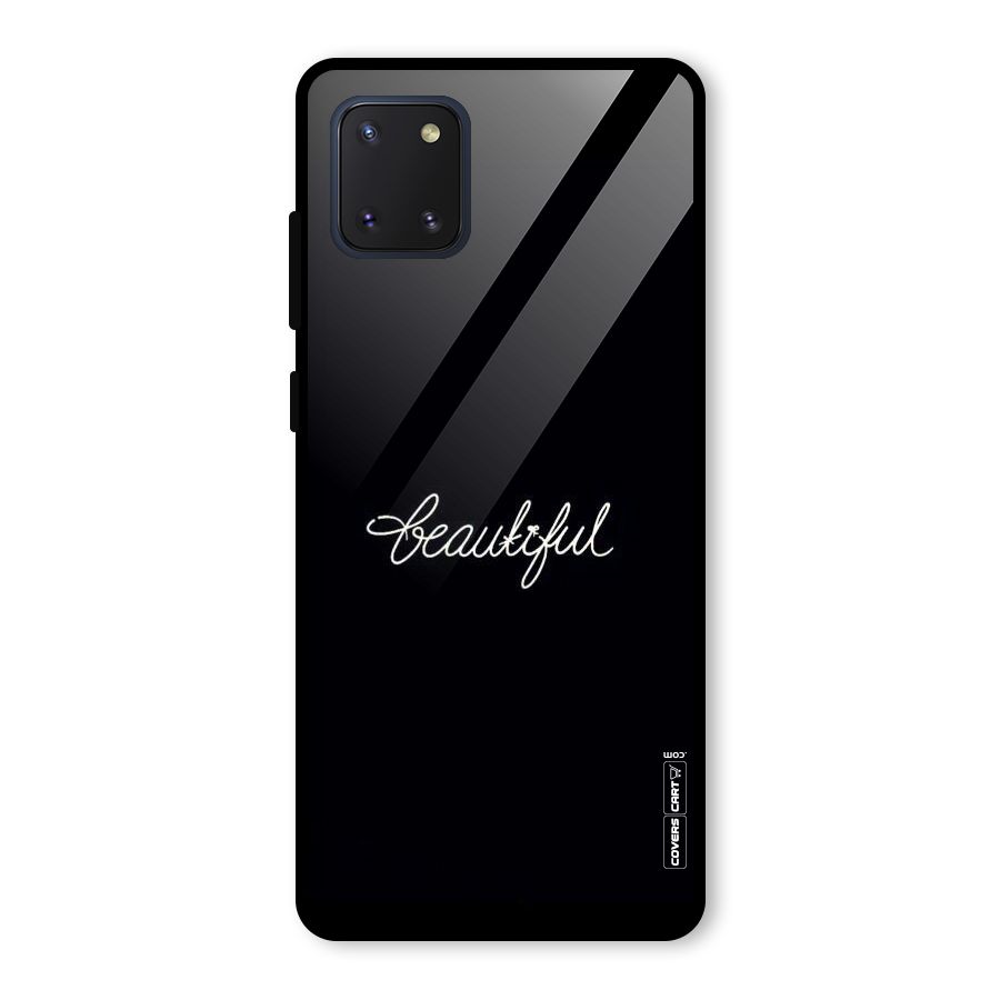 Classic Beautiful Glass Back Case for Galaxy Note 10 Lite