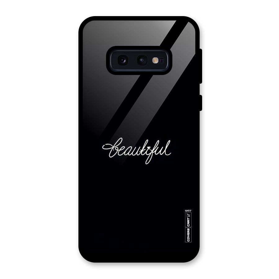Classic Beautiful Glass Back Case for Galaxy S10e