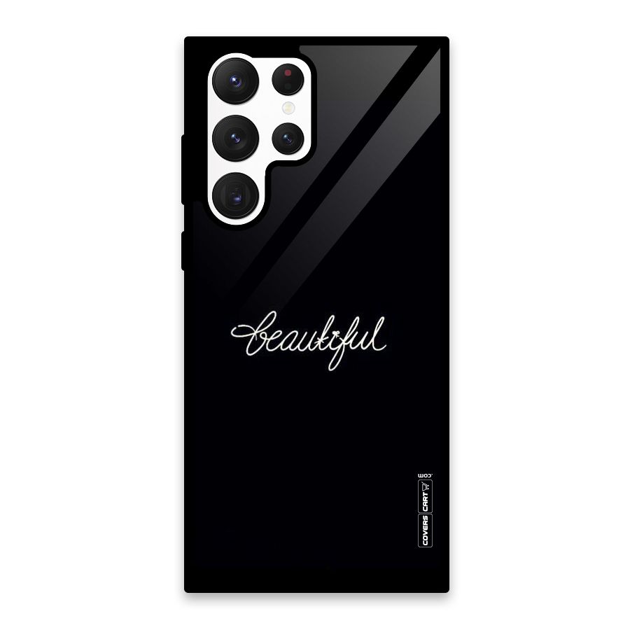 Classic Beautiful Glass Back Case for Galaxy S22 Ultra 5G