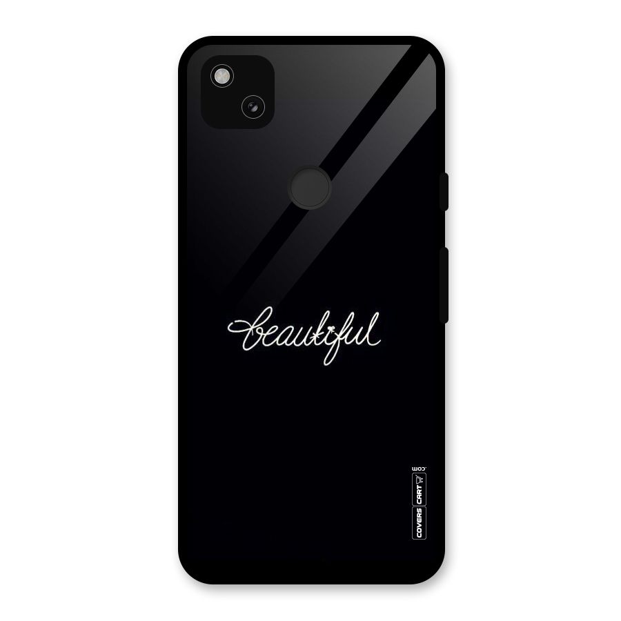 Classic Beautiful Glass Back Case for Google Pixel 4a