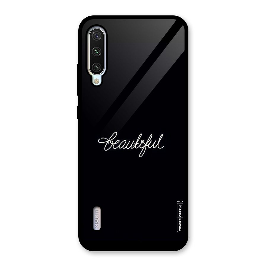 Classic Beautiful Glass Back Case for Mi A3