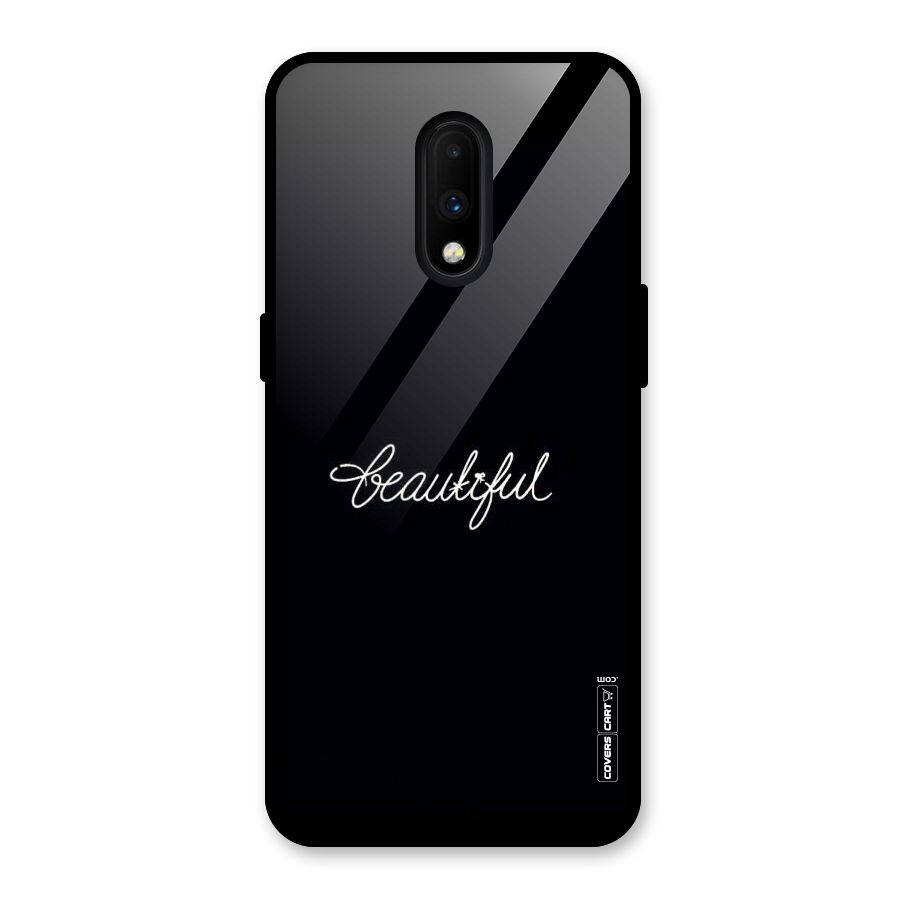 Classic Beautiful Glass Back Case for OnePlus 7