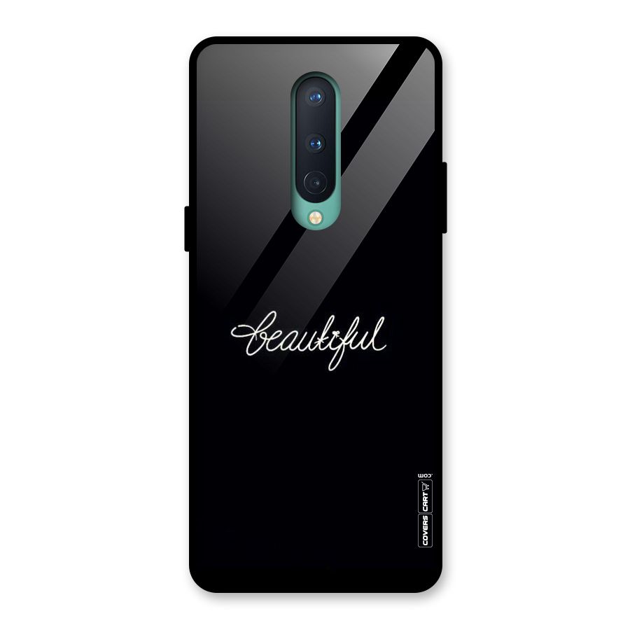 Classic Beautiful Glass Back Case for OnePlus 8