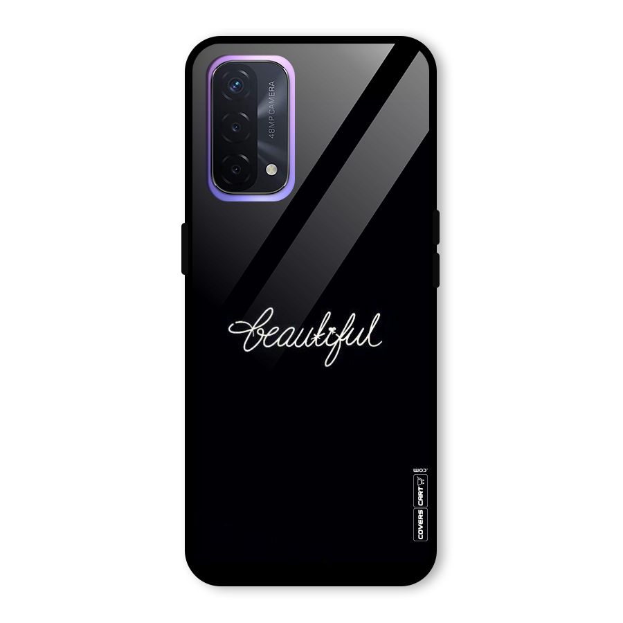 Classic Beautiful Glass Back Case for Oppo A74 5G