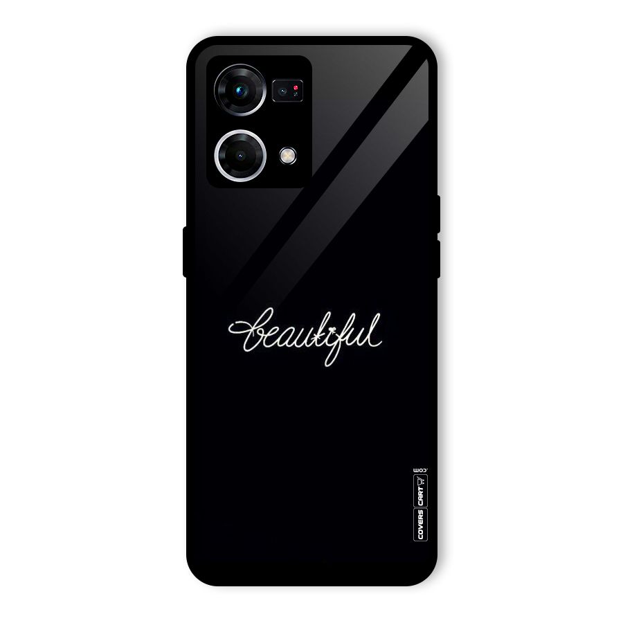 Classic Beautiful Glass Back Case for Oppo F21s Pro 4G