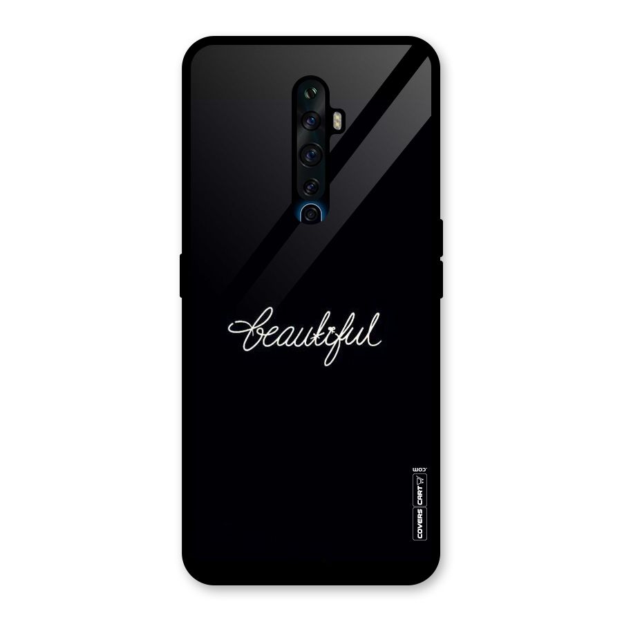 Classic Beautiful Glass Back Case for Oppo Reno2 F