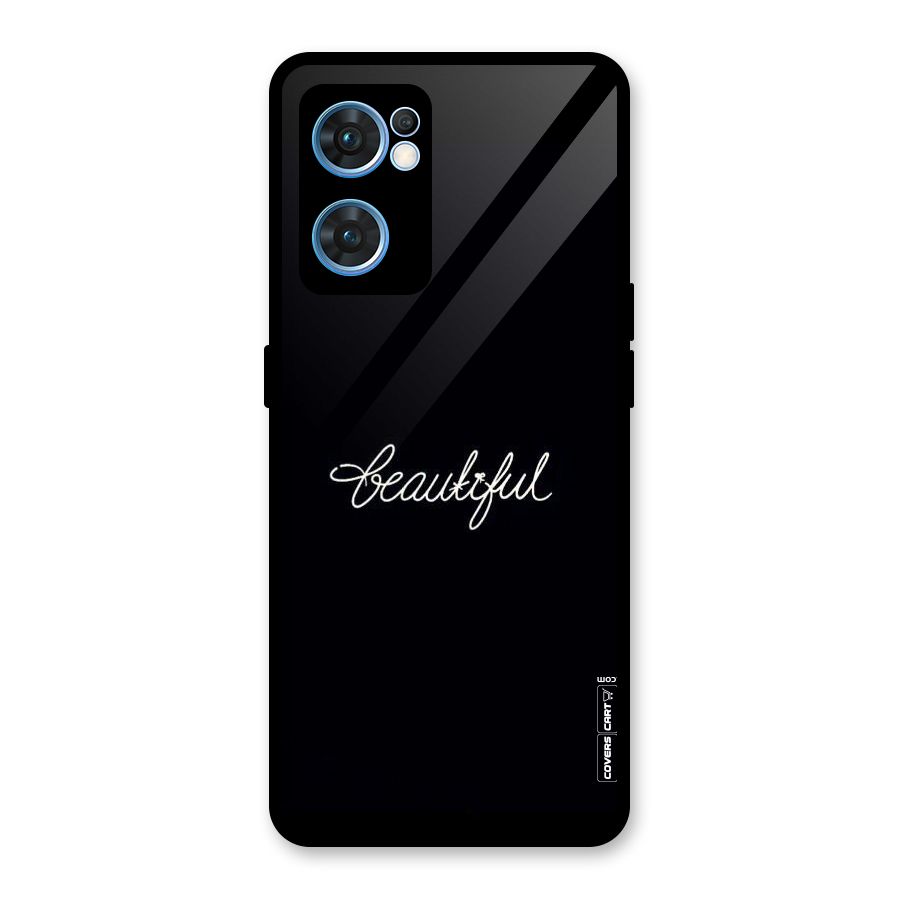 Classic Beautiful Glass Back Case for Oppo Reno7 5G