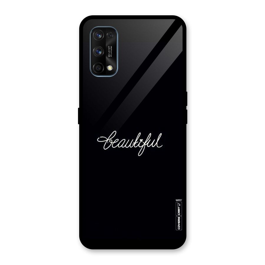 Classic Beautiful Glass Back Case for Realme 7 Pro