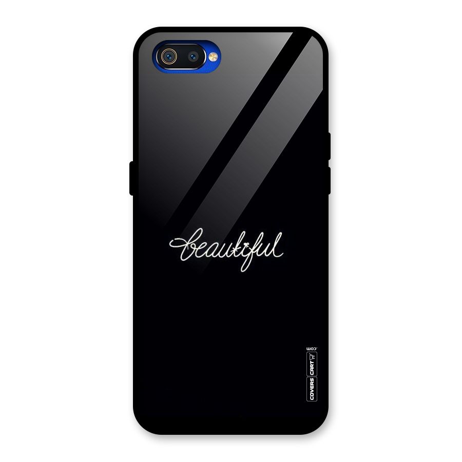 Classic Beautiful Glass Back Case for Realme C2