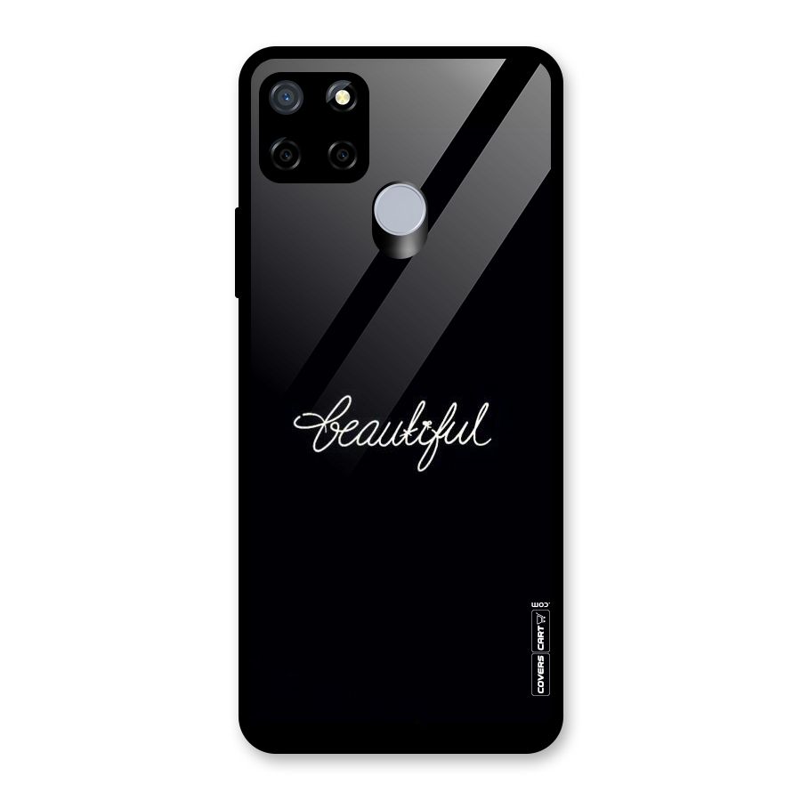 Classic Beautiful Glass Back Case for Realme Narzo 30A